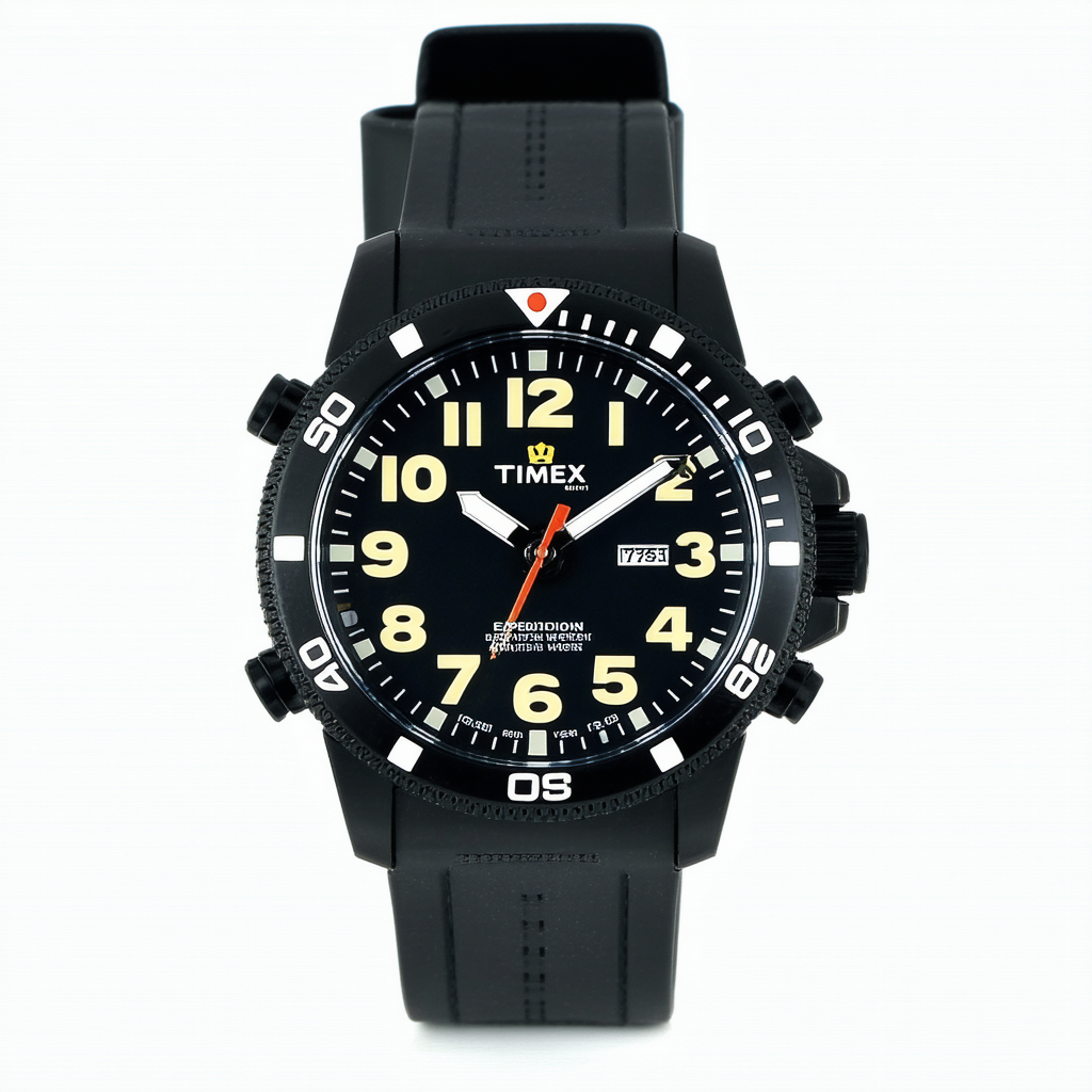 Timex Men's T77511 Expedition Watch with Black Resin Strap