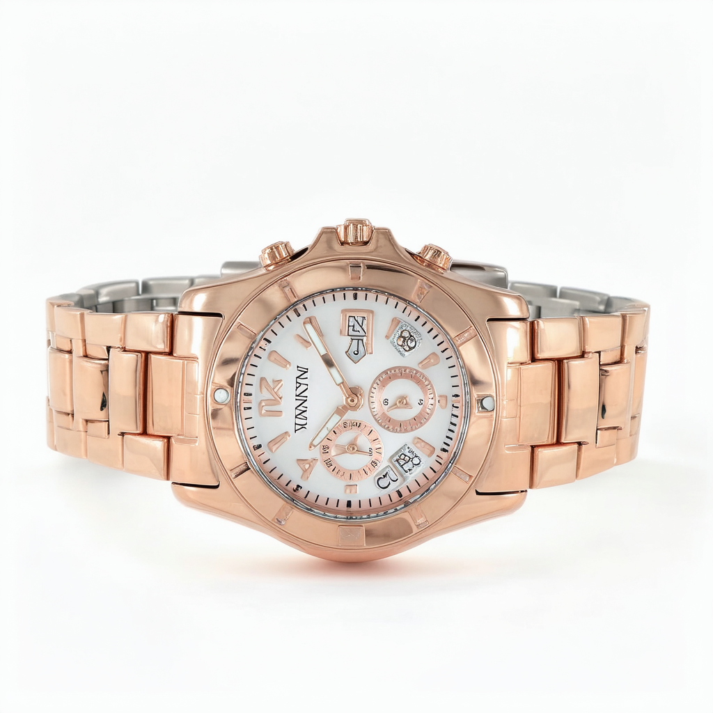 Invicta Ladies Angel Quartz Watch, Steel, Rose Gold, 29324