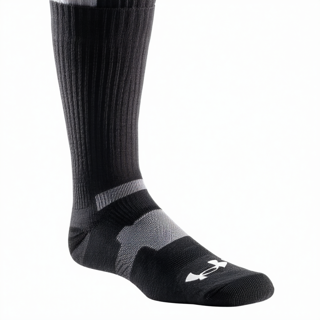 Under Armour Men's ColdGear Lite Cushion Boot Socks (1 Pair)