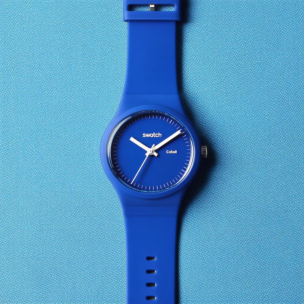 Swatch Originals Cobalt Rebel Unisex Watch SUON701