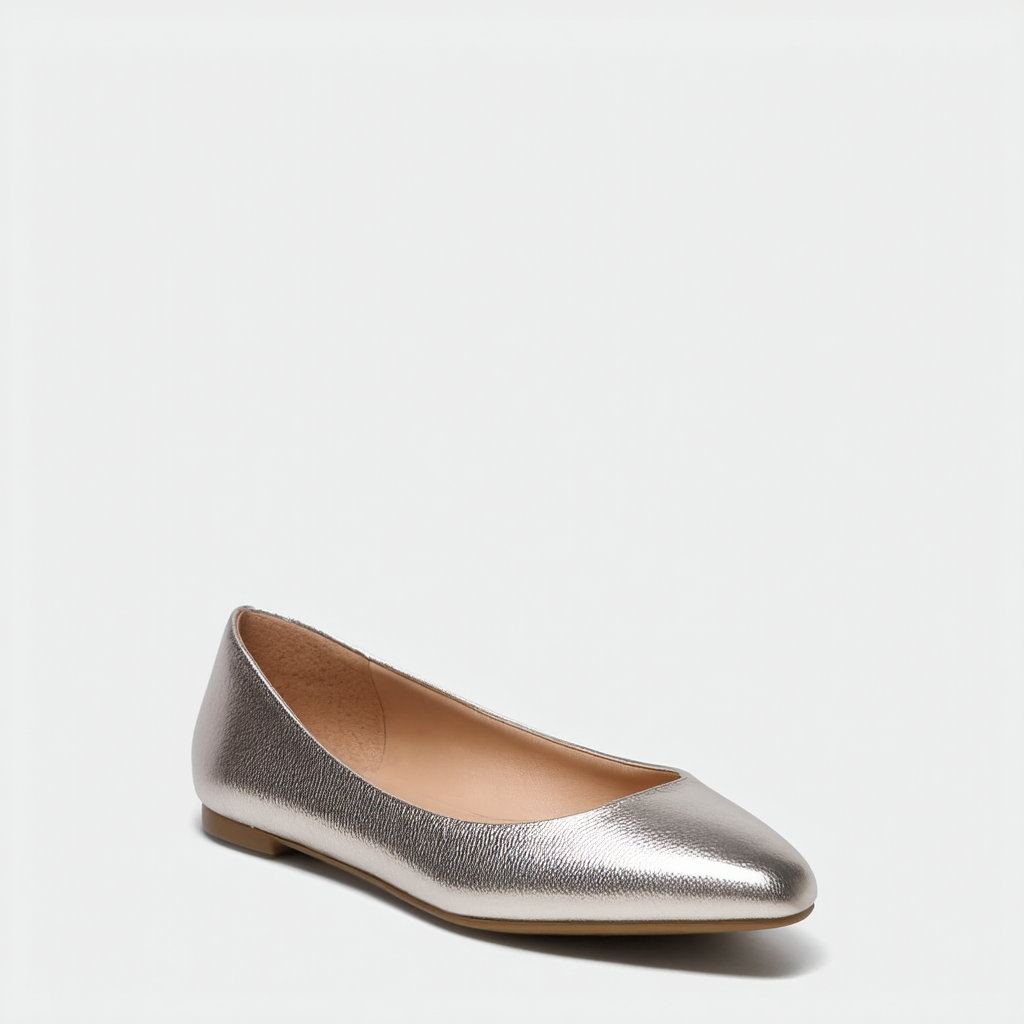 Nine West Women's Belshe Metallic Ballet Flat