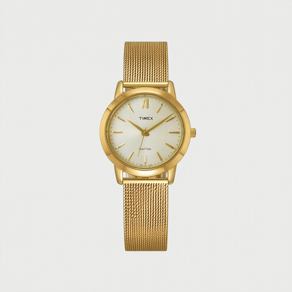 Timex Women's T26751 Cavatina Classic Gold-Tone Expansion Band Watch
