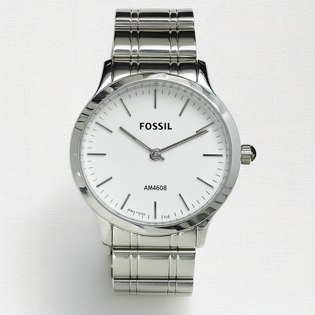 Fossil Women's AM4608 Cecile Small Three-Hand Stainless Steel Watch - Silver-Tone