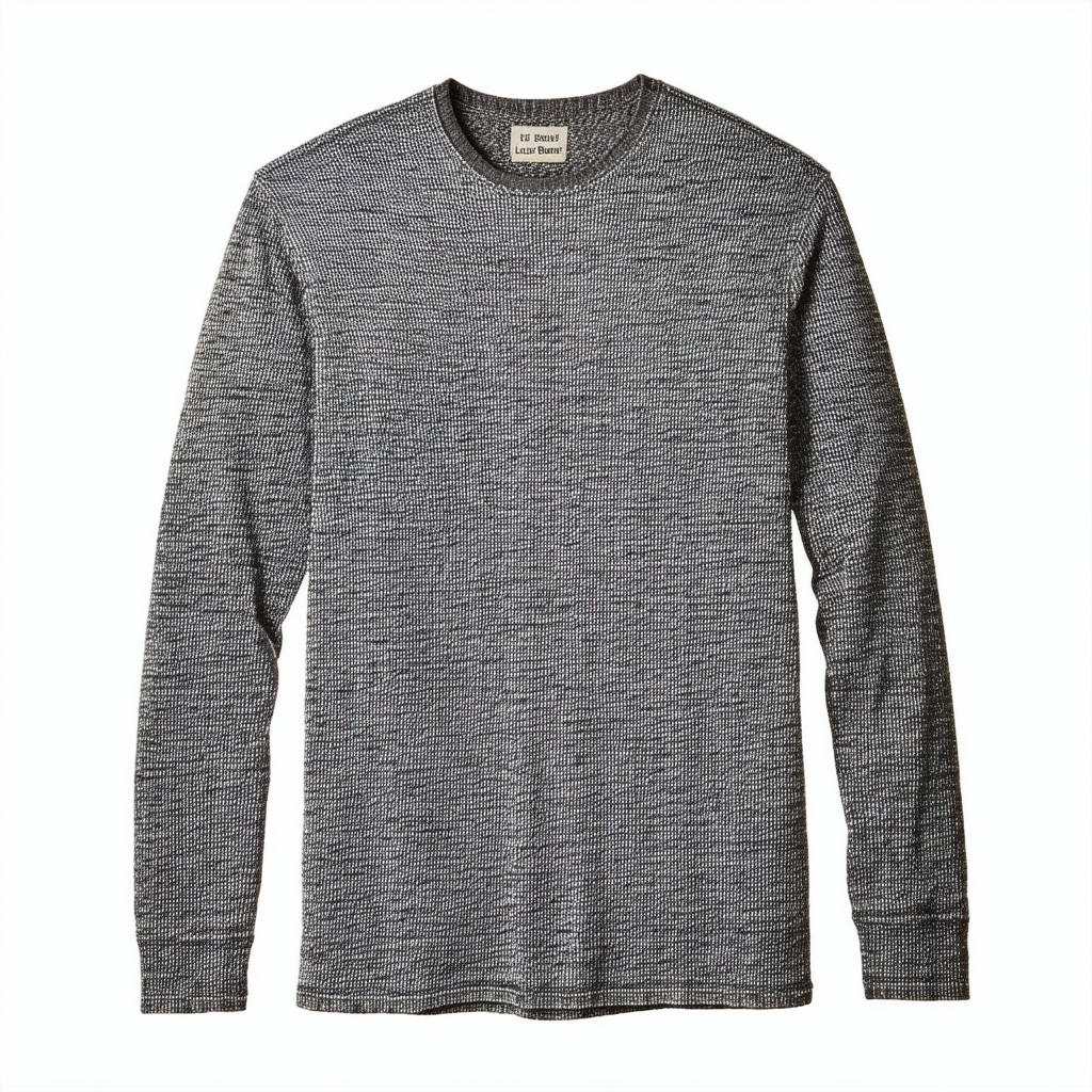 Lucky Brand Men's Fleck Thermal Crew Neck Shirt