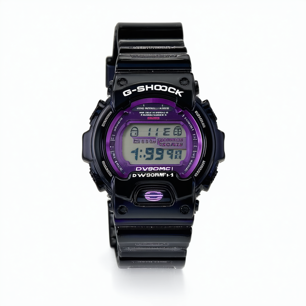 G-Shock Metallic DW6900MF-1 Watch - Resin Black / Purple