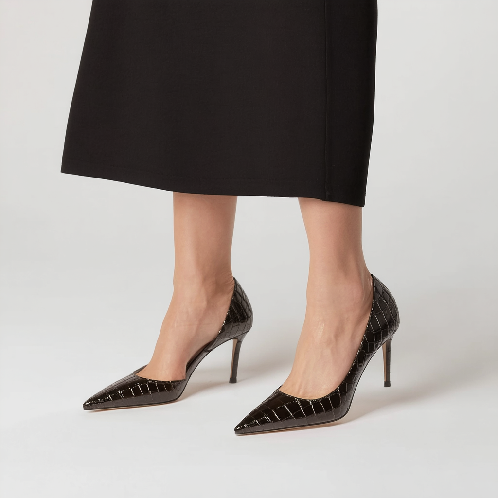Anne Klein AK Women's Spencer Croco Tailored Pump