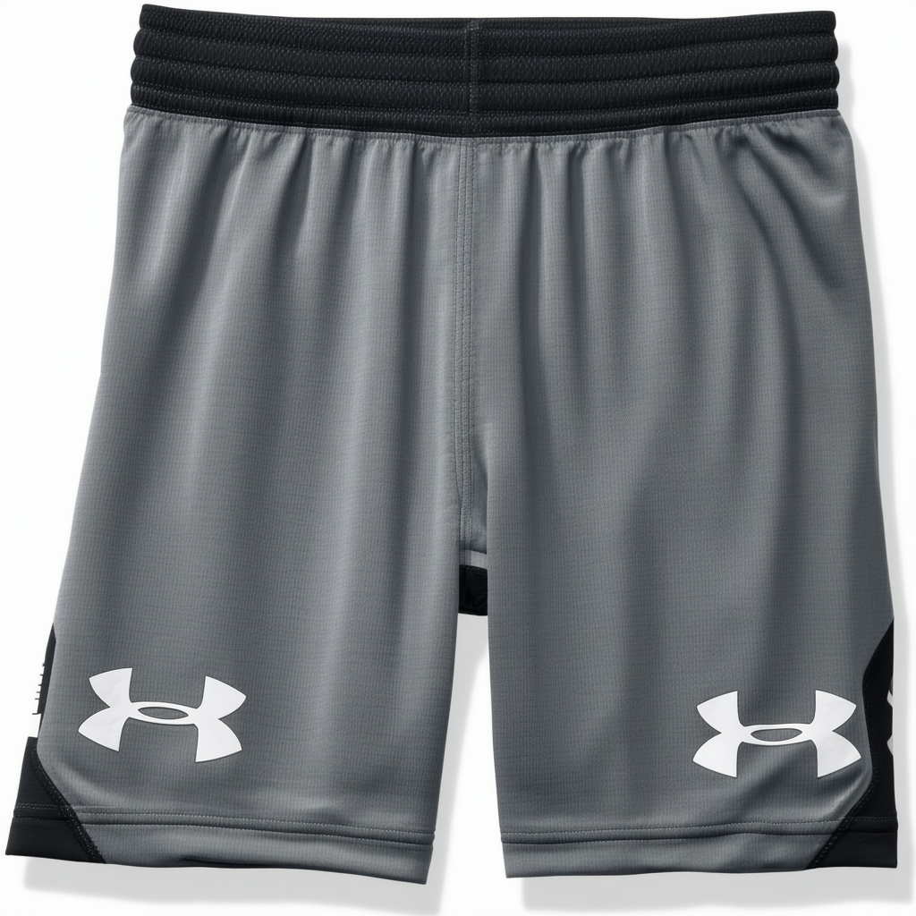 Under Armour 1238084 Boys Ultimate Short - Black/White