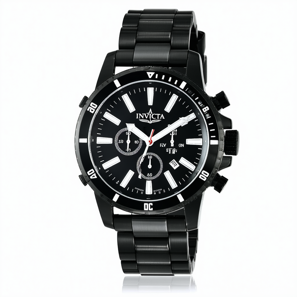 Invicta Men's 18776SYB Aviator Analog Display Quartz Black Watch