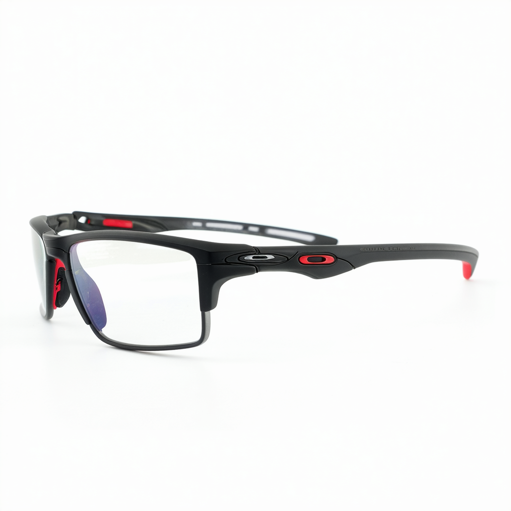 Oakley Crosslink Eyeglasses OX8029-0856 [Satin Black Frame/Satin Black & Ducati Red Stem]