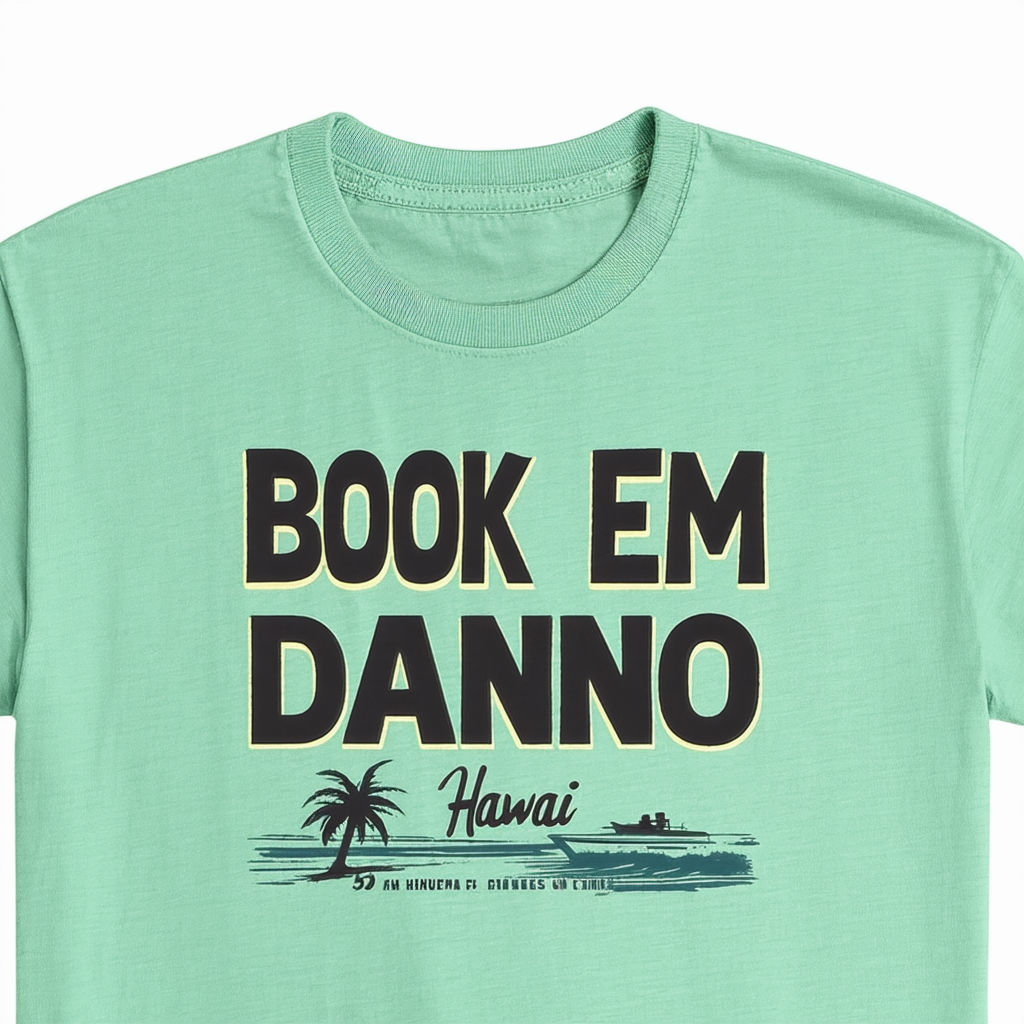 Hawaii 5 0 Book Em Danno Unisex Adult T Shirt for Men and Women