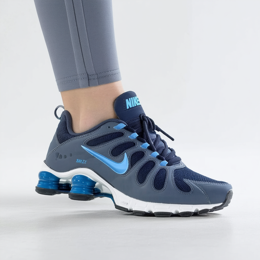 NIKE Shox NZ Womens Running-Shoes 636088-400_8 - Midnight Navy/Blue Grey-Ocean Fog
