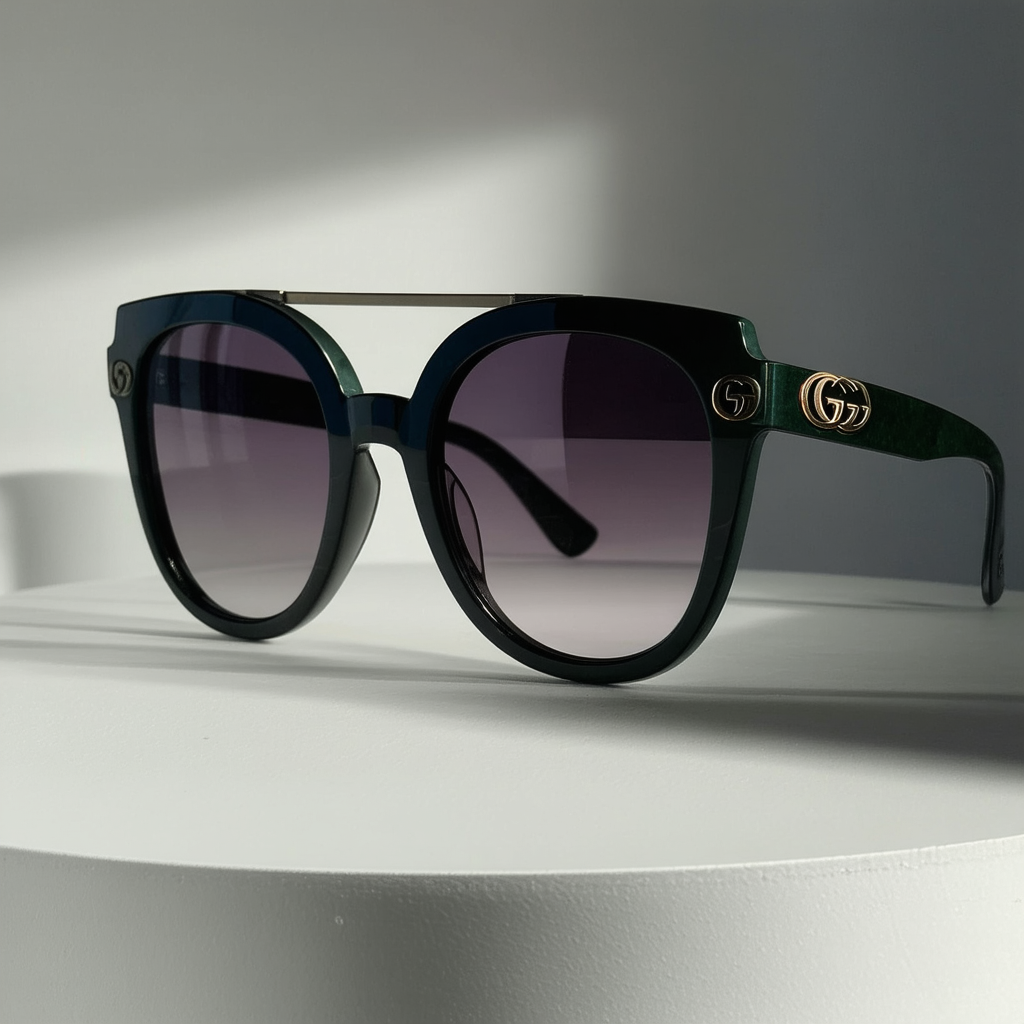 Gucci GG0119S 006 (Black with Grey Gradient lenses)