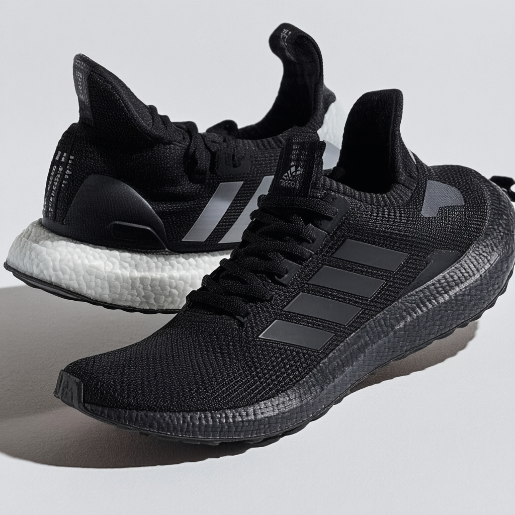 adidas Men's CF Revolver Running Shoe, Black/White/Utility Black, 10.5 Medium US