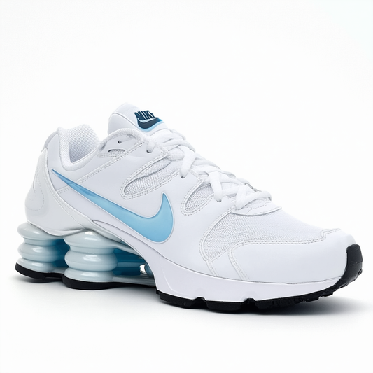 Nike Trainers Shoes Mens Shox Junior White