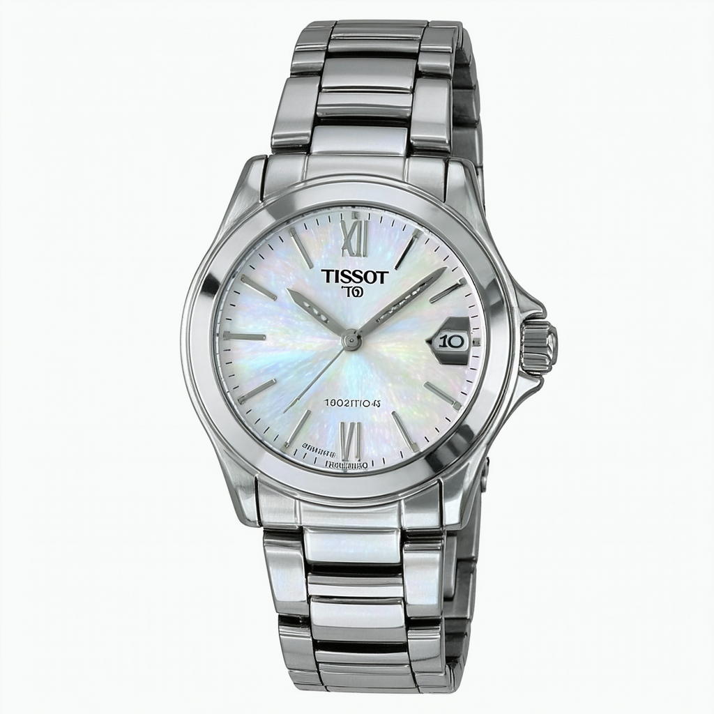 Tissot Women's T0903101111600 T02 31.6mm MOP Dial Stainless Steel Watch