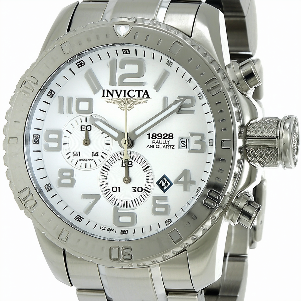 Invicta Men's 18928 S1 Rally Analog Display Quartz Silver Watch