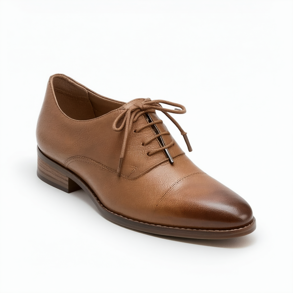 NINE WEST Footwear Women's VERWIN Leather Oxford Flat