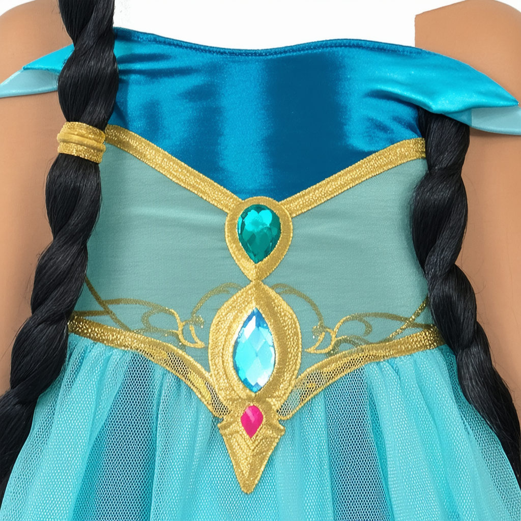 Disney Jasmine Costume for Kids - Aladdin Size 3 Blue